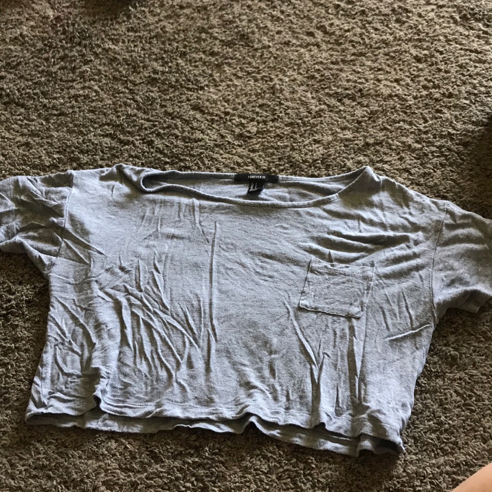 wide crop top